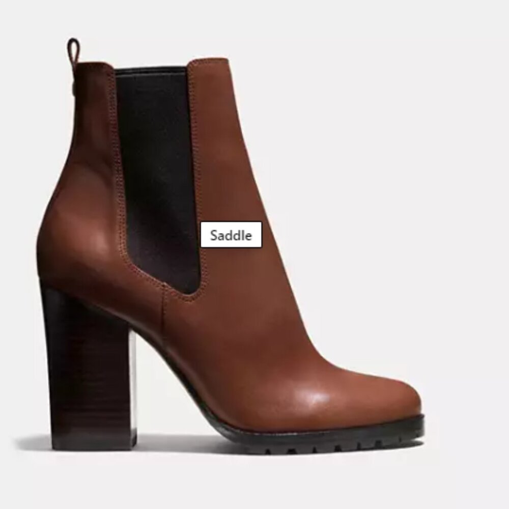 Coach Odelle brown bootie brown size 6.5